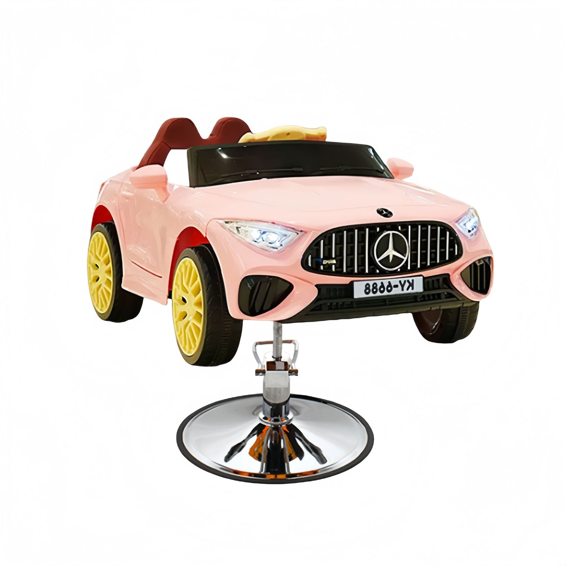 Silla de peluquería transfronteriza para niños silla de cabello giratoria silla de elevación salón de peluquería multifuncional asiento de automóvil de dibujos animados al por mayor image 67