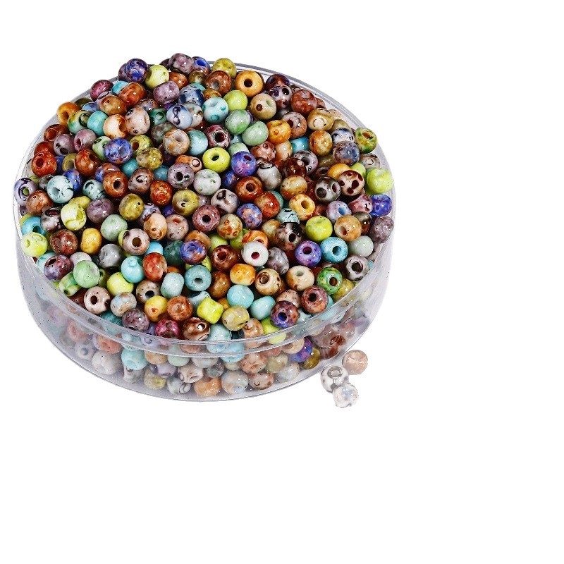 2/3 ミリメートル超優れた国産ピカソガラスライスビーズ diy ビーズ手織り素材レトロジュエリーアクセサリー|undefined