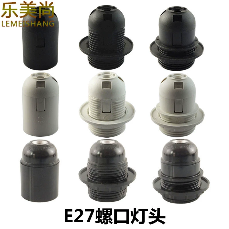 E27 кассетный держатель лампы, винтовой держатель лампы с резьбой, энергосберегающая светодиодная лампа, основание настольной люстры, настенный светильник, аксессуары для производства