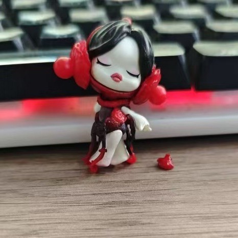 哭娃萌粒眼泪工厂二创改娃任选 可打孔做diy钥匙扣手机链潮玩配件|undefined