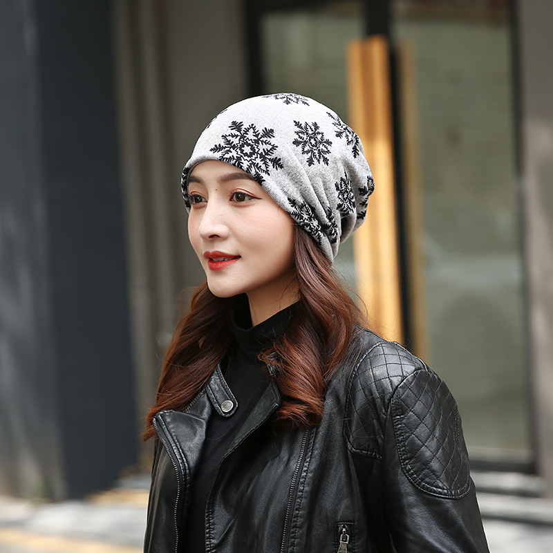 Fashion Vintage Printing Scarf Pile Hats Dual-use Wholesale Nihaojewelry display picture 11