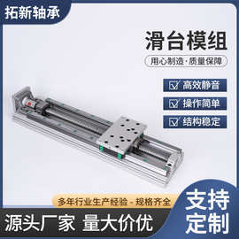 滚珠丝杠滑台精密直线模组轨道内嵌全封闭防尘线性模组现货批发
