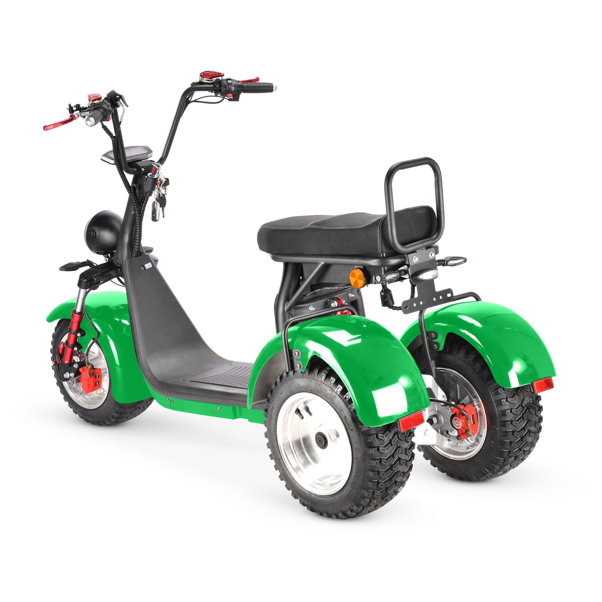 Eec Adult Mobility Scooter Dual-Drive Left and Right Swing Large Seat Cushion Single Bar Three-Wheel Motorcycle Harley Electric Vehicle