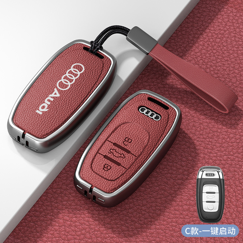 Type c smart volcanic red zinc alloy shell + hand strap