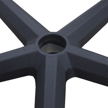 办公转椅配件  塑料尼龙五星脚 电脑椅脚 PA/PP五爪椅脚底座