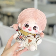 新款炸毛陈昊宇棉花娃娃女娃骨架人行玩偶布娃娃女孩礼物