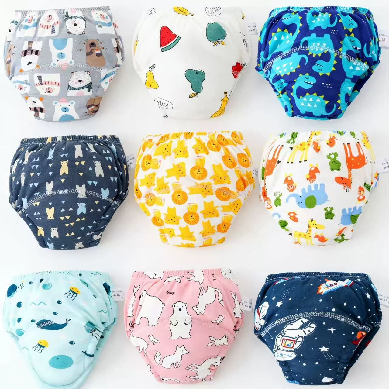 Трансграничные подгузники-трусики для приучения к горшку, многоразовые подгузники-трусики, накладки на подгузники для младенцев, обучающие трусики для новорожденных