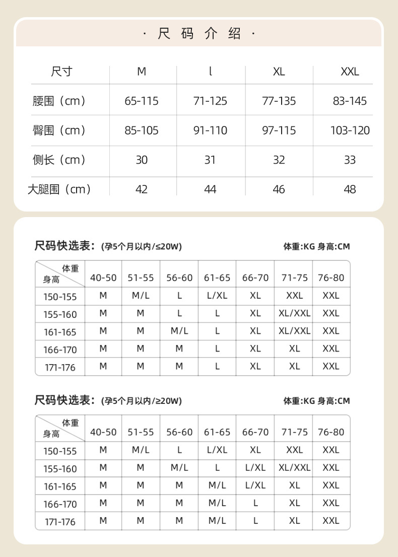 一件代发夏季薄款冰丝孕妇安全裤百搭怀孕期防走光 三分宽松打底详情4