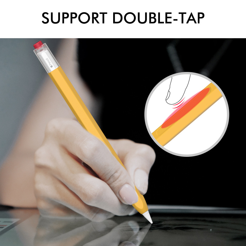 ApplePencilPro シリコンペンカバー Apple 第 2 世代ペンに適したオールインクルーシブ落下防止、滑り止め磁気ペンカバー卸売|undefined
