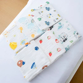 婴童毛浴巾;方巾、中巾;围嘴围兜