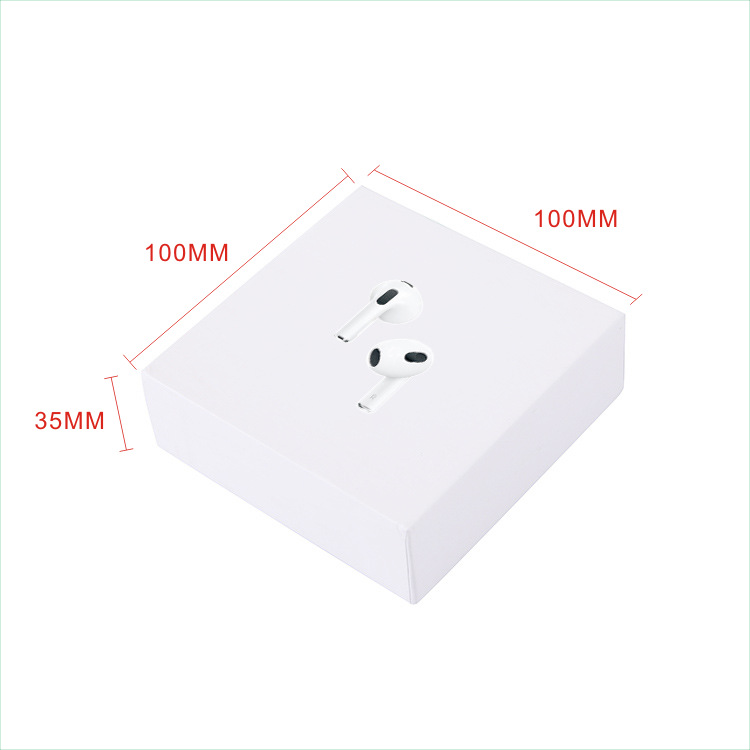 Caja de Embalaje para Auriculares Bluetooth AirPods Pro 3 Gen 1-5 de Papel y Cartón con Impresión UV image 9