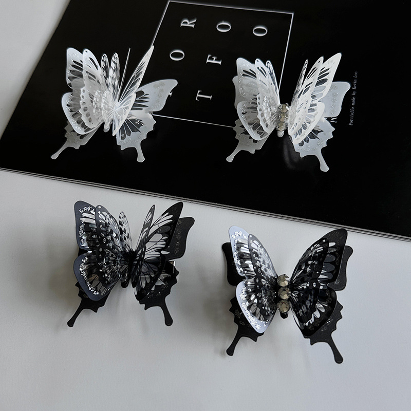 Pure Desire Style, Sweet And Cool Multi-layer Clip, Niche Design, Large Butterfly Super Immortal Ancient Style Headwear_voghion.com