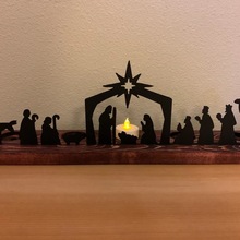 Nativity Scene Tea Light Holder }QbƷϞT̨͏d[