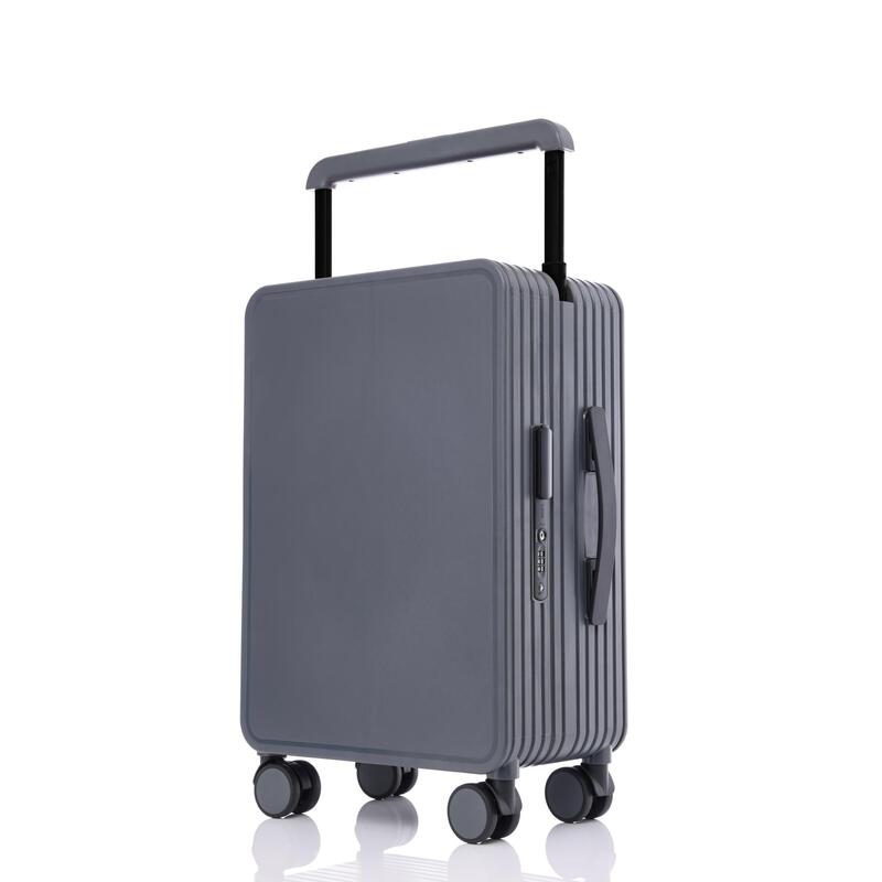 Lightweight Hard Shell Suitcase, Abs+Pc Suitcase, Customs Lock, Wide Trolley, 20/ 24inch , Multi-Color Wholesale