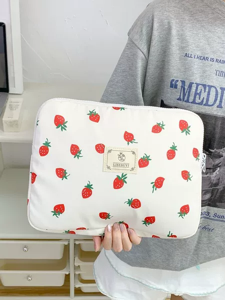 Casual Leopard Print 11inch Ipadpro Tablet Liner Bag 14inch Notebook Wear-Resistant Computer Protective Cover Storage Bag