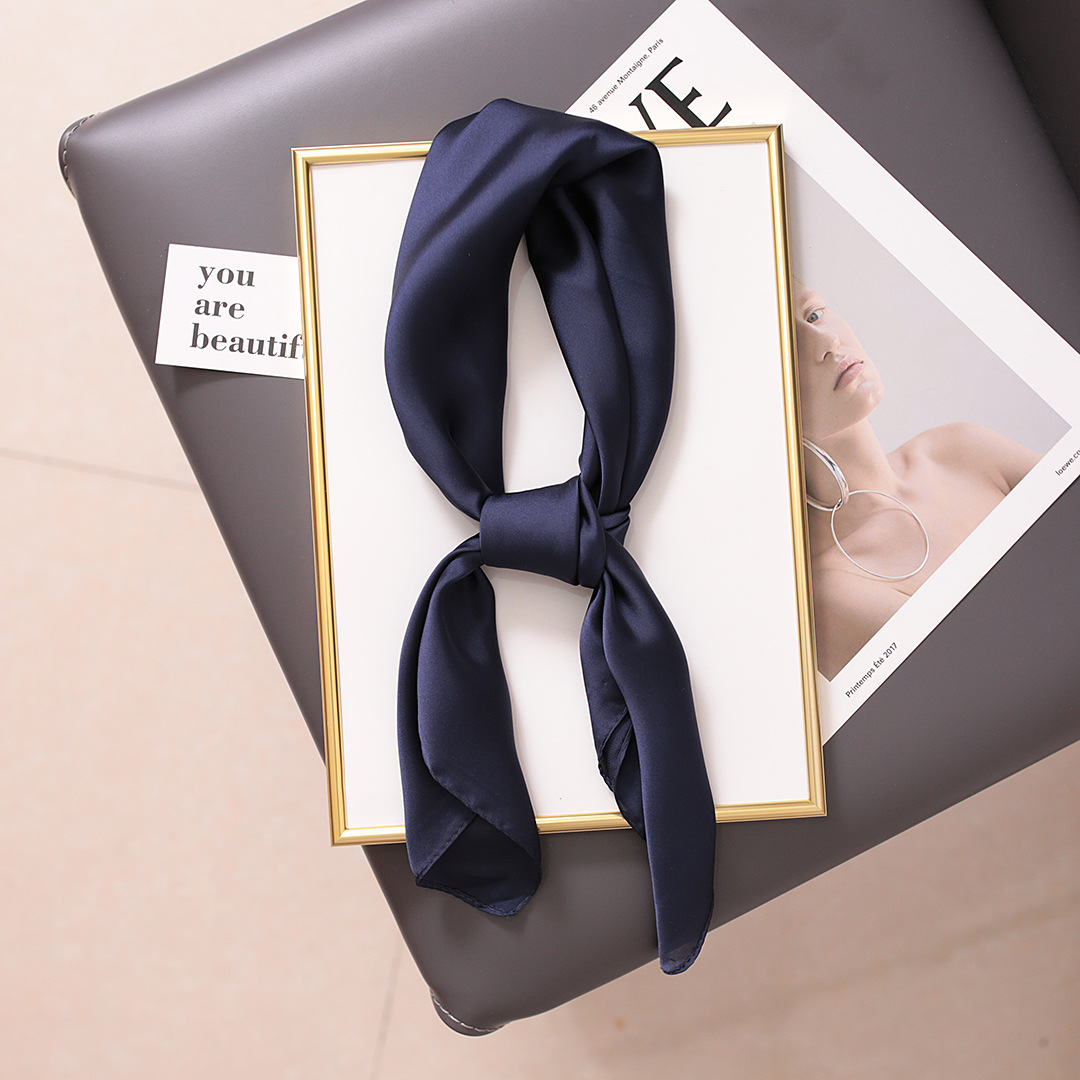 Small Square Scarf For Women, Versatile Professional Neck Wrap_voghion.com