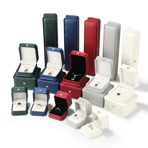 Crown Round Waistband Ring Box Jewelry Box Bracelet Accessory Box Necklace Chain Pendant Storage Box