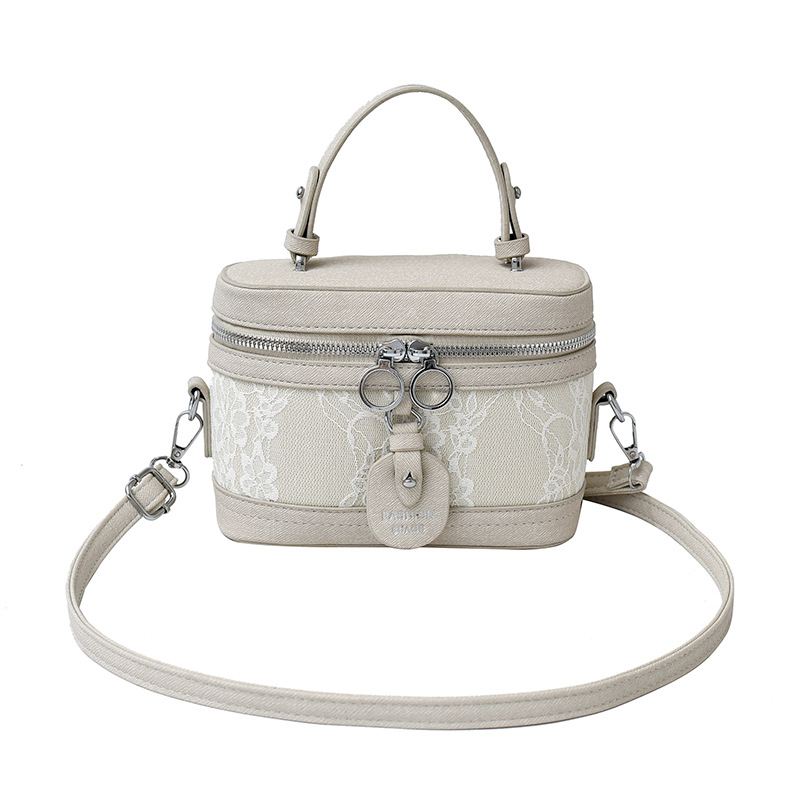Alta sensación de caja de mano exquisita bolso pequeño para mujeres 2025 nueva moda transfronteriza color contraste bolso de hombro