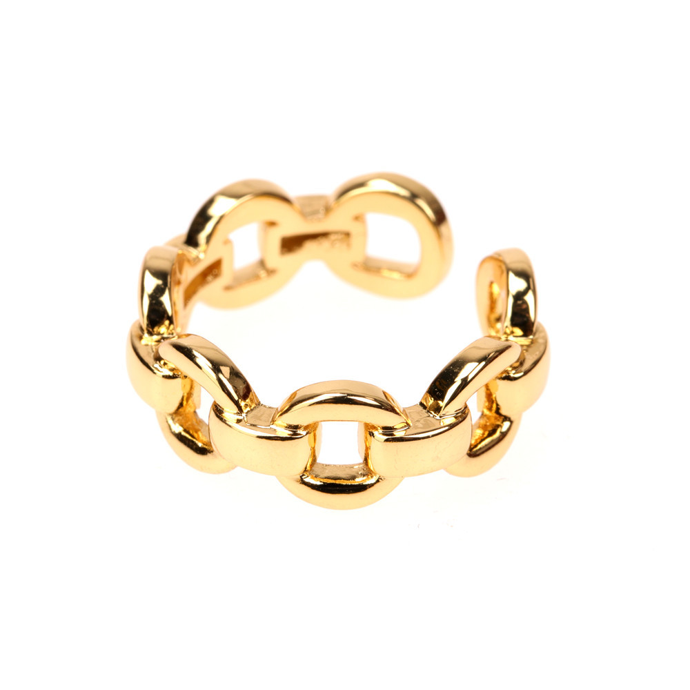 simple irregular cross chain ring
