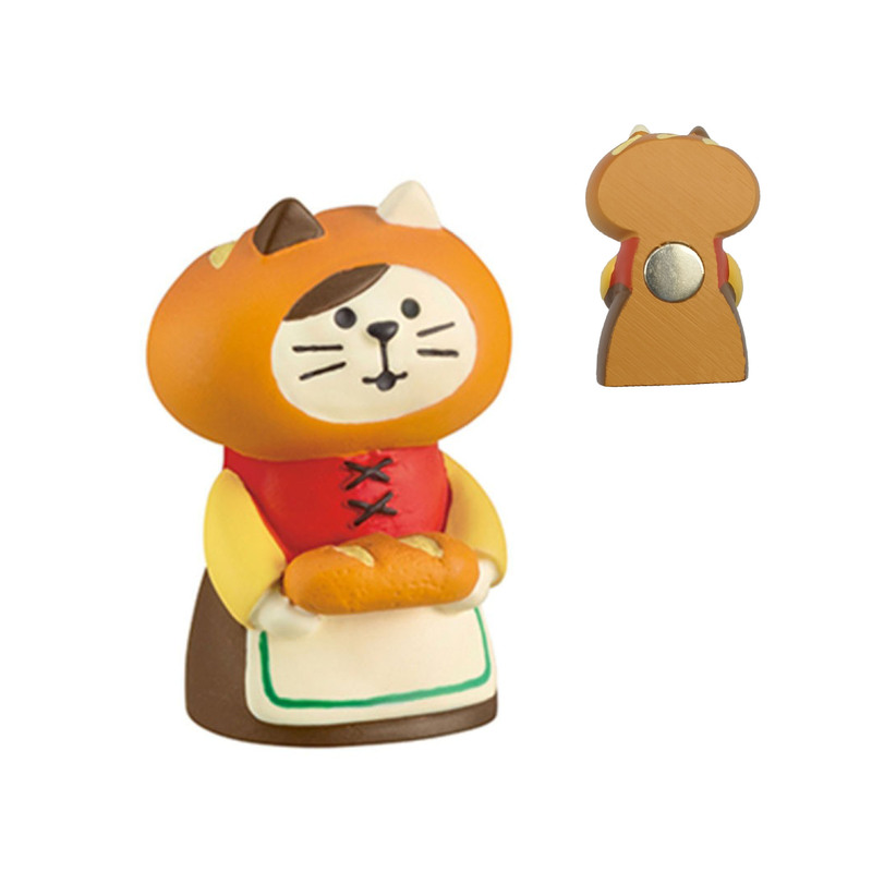 雑貨 和風猫冷蔵庫マグネット かわいい手作りオーナメント パンコーヒーショップ装飾 樹脂オーナメント|undefined