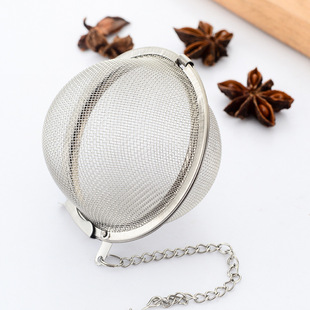 Factory Direct Supply 304 Stainless Steel Seasoning Ball Household Creative Multifunctional Tea Filter Soup Hot Pot Marinated Ball
