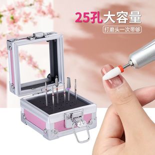 Cross-border Nail Polishing Head Storage Box Portable Tool Box Desktop Finishing Storage Rack Toolbox Jack Display Rack
