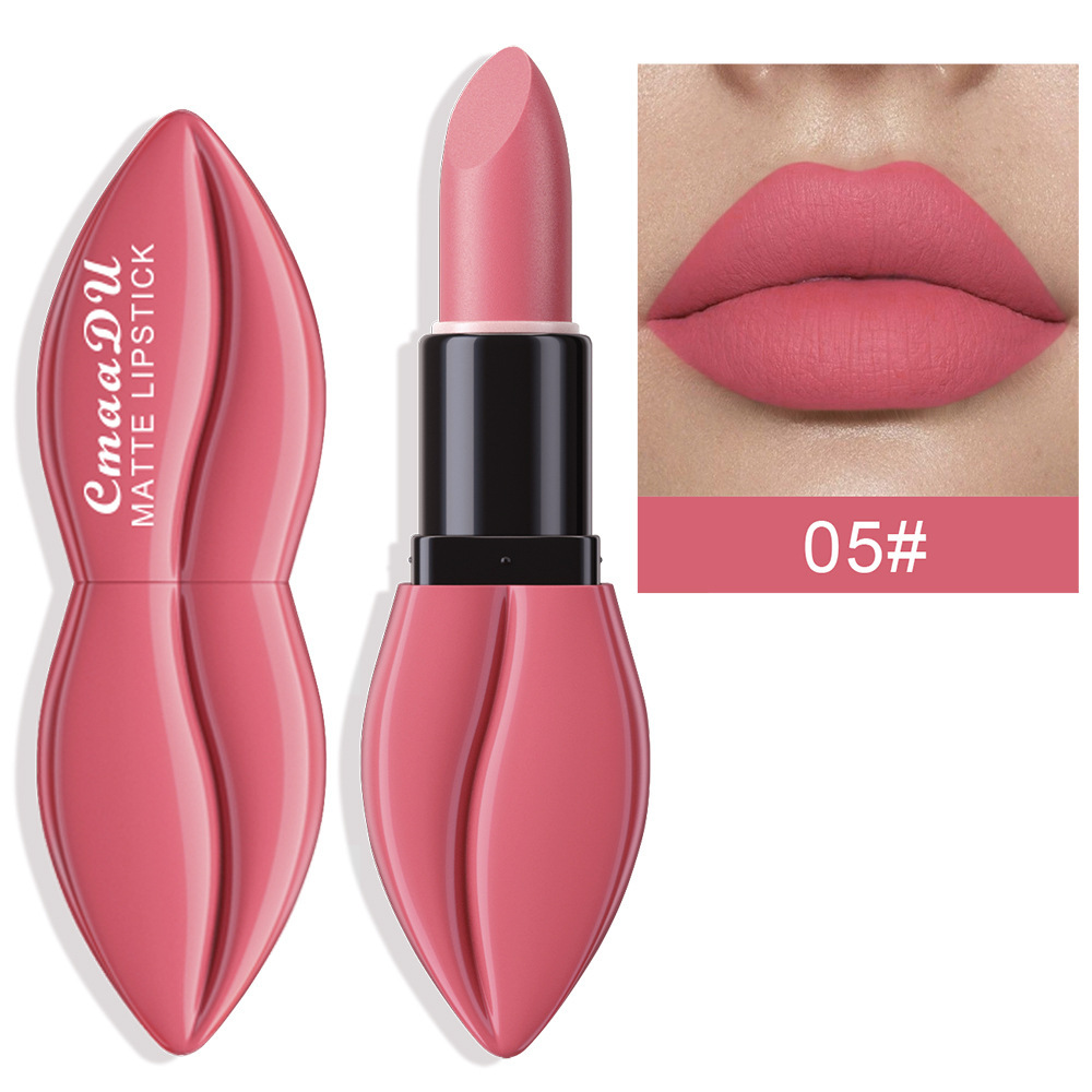 CmaaDu 10 Colors Matte Velvet Finish Long-lasting Moisturizing Lipstick Wholesale Cross-border Model_voghion.com