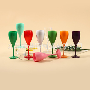Newly listed plastic cup bar restaurant universal transparent champagne cup red wine European cocktail glass