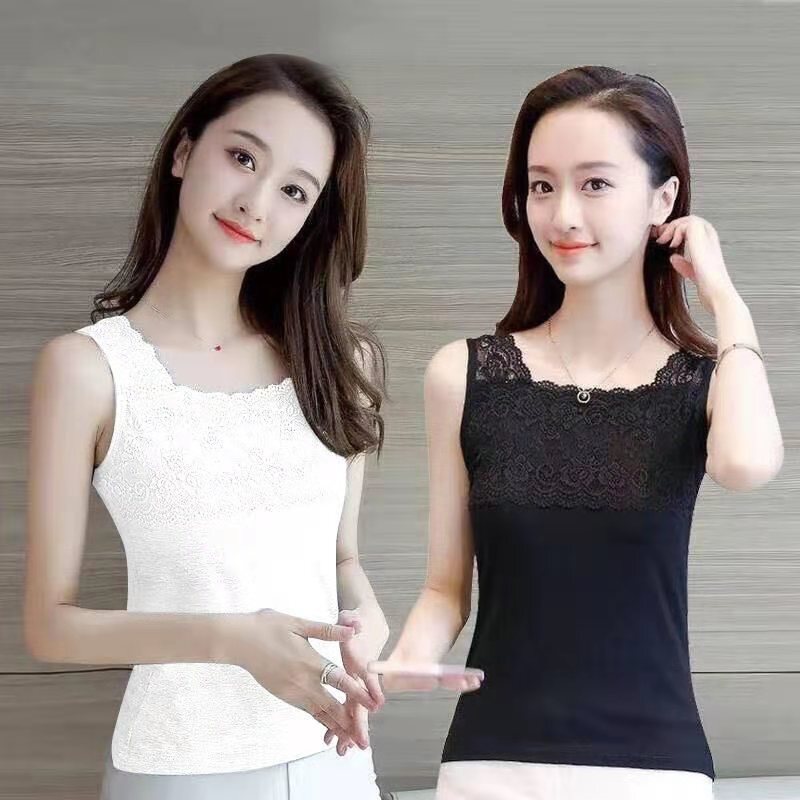 Spring and summer extra-large size sexy lace camisole women's fat MM inner base shirt top women's wholesale Spring and summer extra-large size sexy lace camisole women's fat MM inner base shirt top women's wholesale