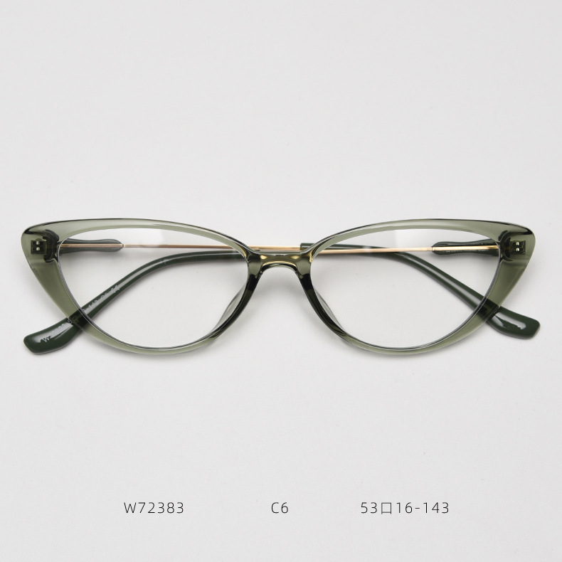 Retro Cat Eye Glasses Frames For Women Small Tr90 Stylish Specs_voghion.com