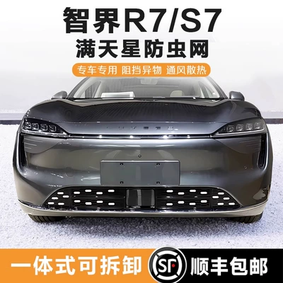 Intellectual R7 Gypsophila Insect Net S7 Integrated Front Bar Middle Net Water Tank Dust Cover Auto Modification Accessories Supplies