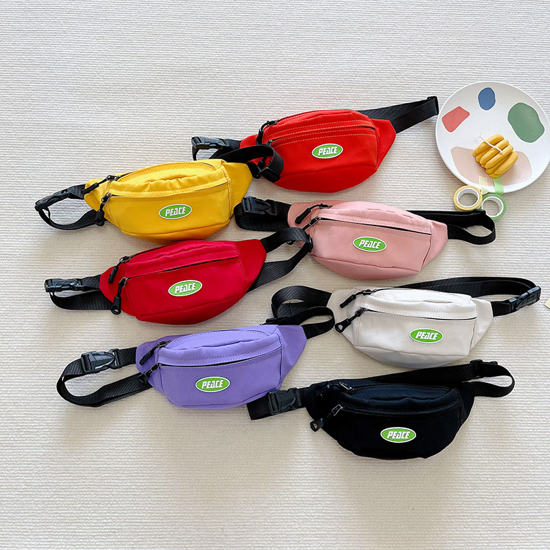 Bolso de los niños del estilo coreano bebé de la manera de la lona monedero niños fuera crossbody pequeño bolso de pecho niñas bolso de hombro al por mayor