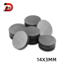 铁氧体 黑色磁铁D14X3/X4/X5/X6 圆片吸铁石小磁铁磁铁规格14*3mm