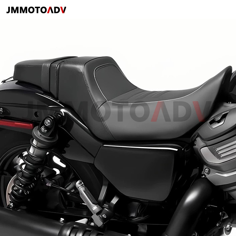 Harley Nightster 975 Nightster Modified Front and Rear Seat Cushion Rh975 One-Piece Double Seat Cushion Jmmotoadv