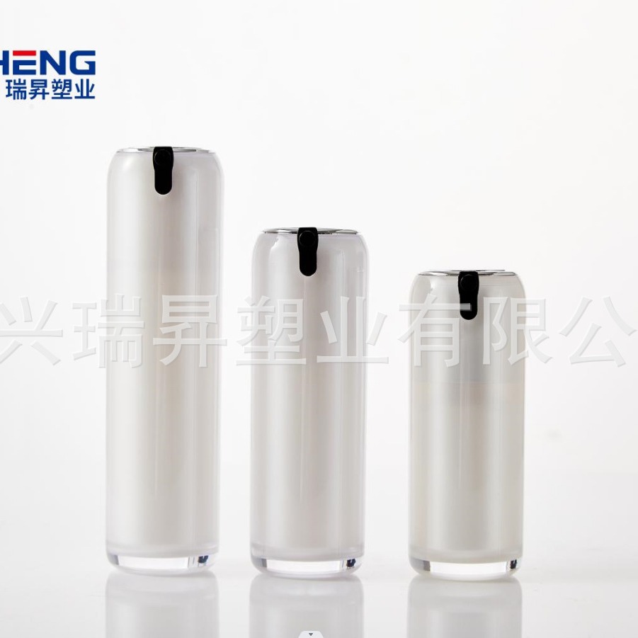 厂家供应 15/30/50ml亚克力化妆乳液瓶 挤压精华喷雾瓶亚克力乳液