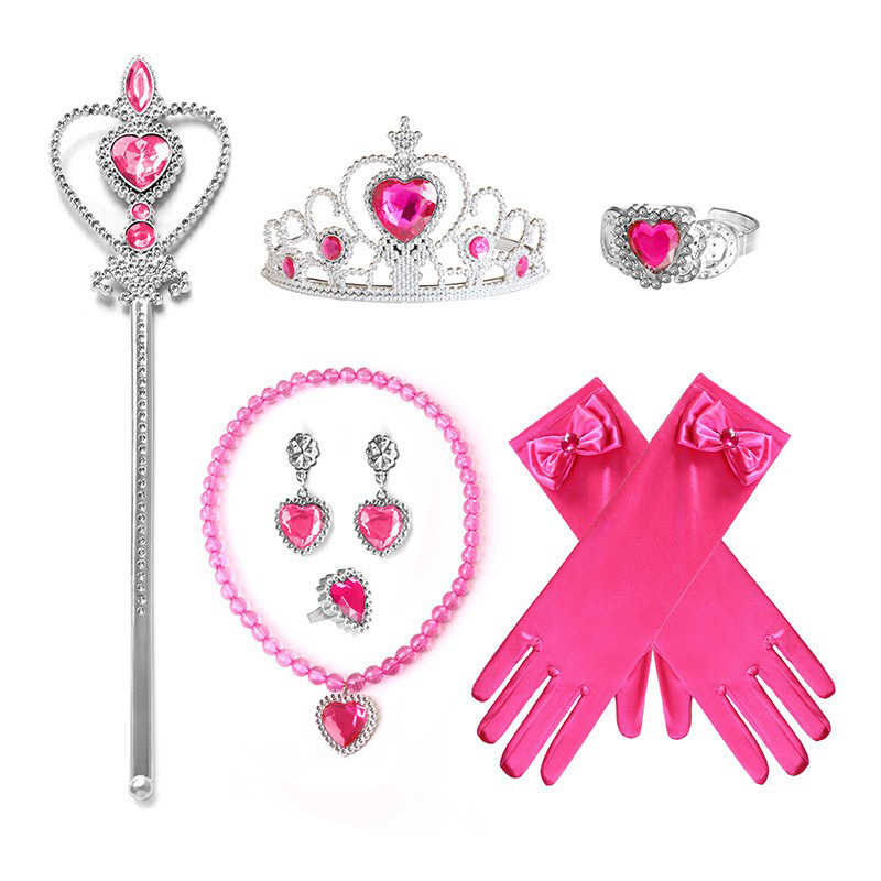 F18-Red Red Scepter Crown Seven Peece Set