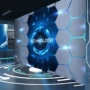 3d立体ktv展厅科技墙布