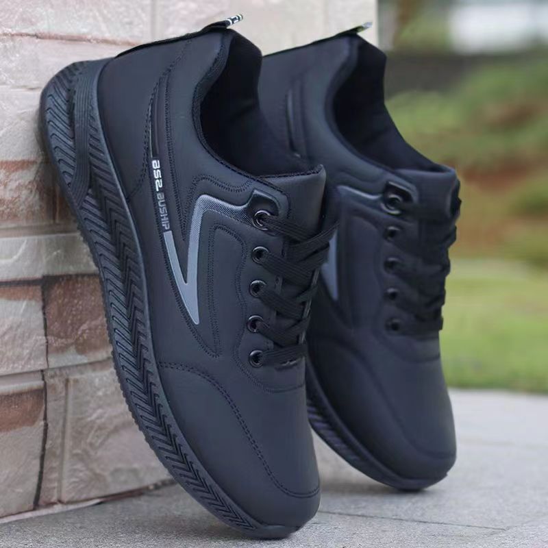 sneaker Men's New Arrival Lightweight Soft Sole Running Shoes fleece-lined Warm Cotton Shoes Waterproof Non-Slip Work Shoes All-Match Casual