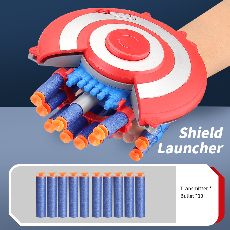 Capitán escudo lanzador + 10 balas