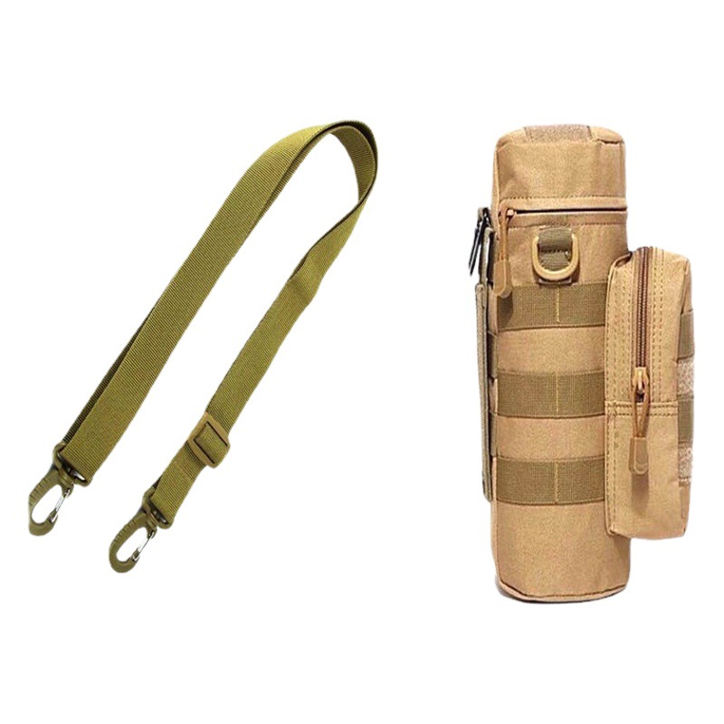 Cross-Border Tactical Water Bottle Bag, Mobile Phone and Water Bottle Integrated Storage Bag, Outdoor Travel Water Cup Hanging Bag, Edc Bag, Hot Selling