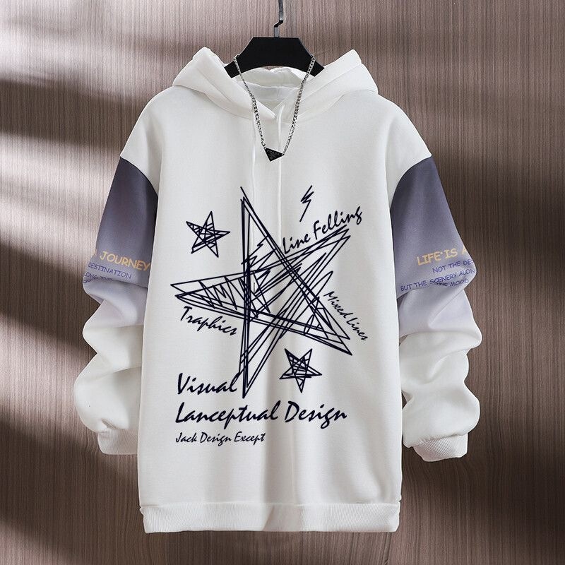 2026 Autumn Men's Hooded Thin Sweatshirt, Trendy Loose-Fit Top for Teenagers, Student Sweatshirt Jacket for Men 2026 Autumn Men's Hooded Thin Sweatshirt, Trendy Loose-Fit Top for Teenagers, Student Sweatshirt Jacket for Men