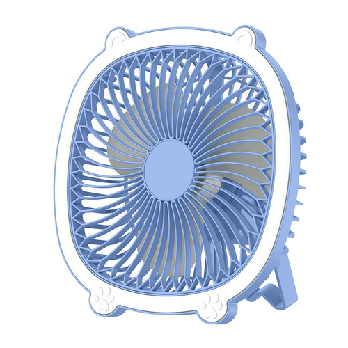 New Desktop Table Fan Small USB Night Light Fan Dorm Portable Wall Fan Home Multifunction Suspended Fan