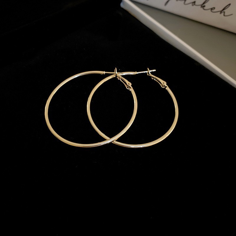 Pendientes de metal transfronterizos de otoño e invierno con aguja de plata, pendientes, pendientes de viento frío de moda de nicho, pendientes de lujo de alta gama de luz de todo fósforo