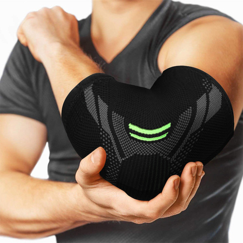 Men's and Women's Knitted Elbow Support Braces with Extended Wrist Guards, Sweat-Proof and Breathable for Cycling, Fitness, Basketball, and Sports Protection
