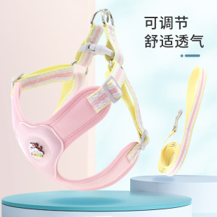 Dog Leash Puppy Strap Vest Dog Leash Medium and Small Dog Walking Leash Salt Leash Pet Chest Back