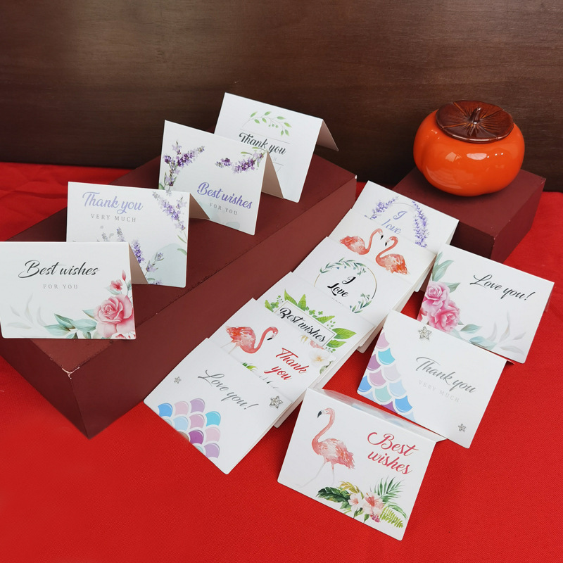 Postage creative small fresh Thank you greeting card flowers birthday small card praise after-sales mixing gift box blessing greeting card Postage creative small fresh Thank you greeting card flowers birthday small card praise after-sales mixing gift box blessing greeting card