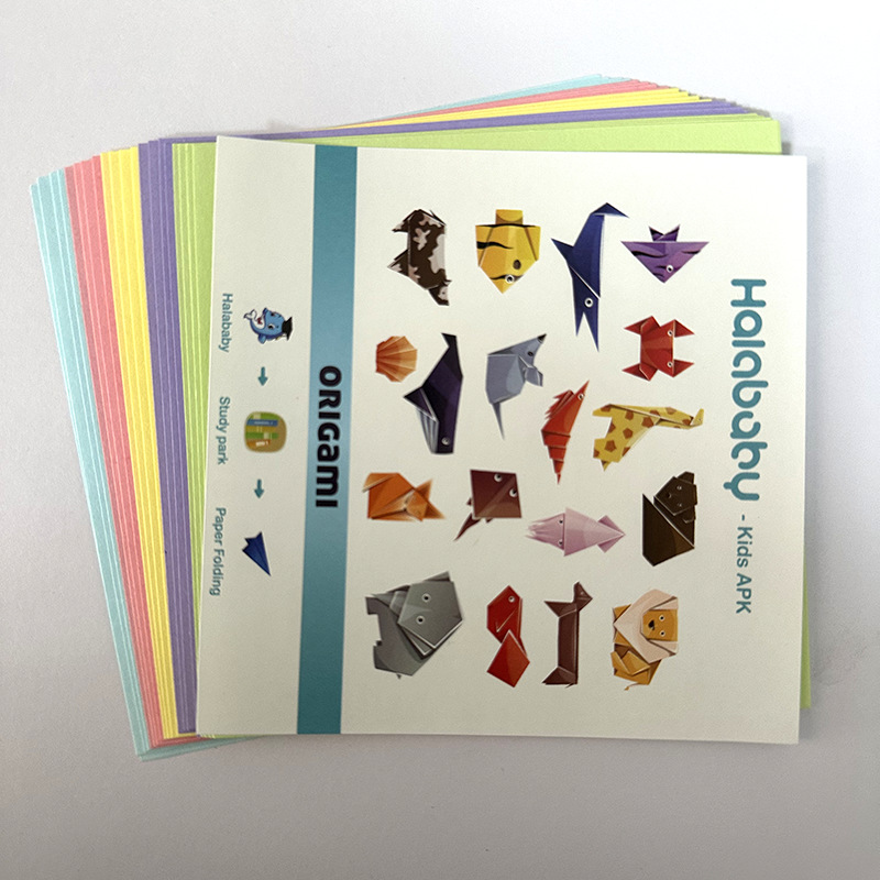 70g cinco colores claros 10*10 cm/100 hojas