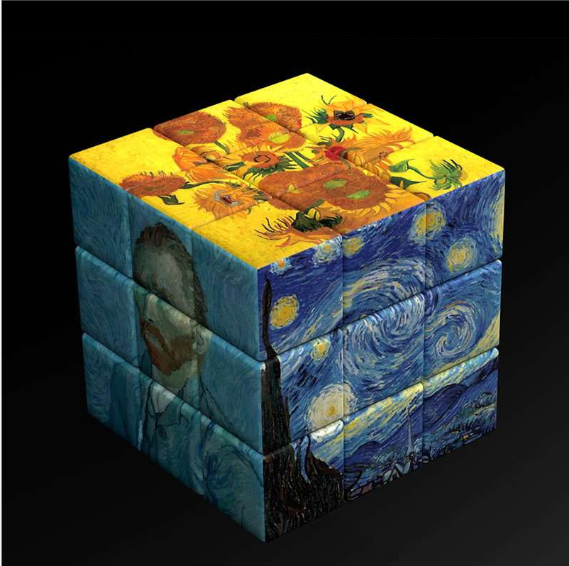Cubo De Rubik Del Intelecto Niño (3-6 Años) Dibujos Animados Abs Juguetes display picture 2