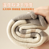 Зимние утепленные носки, бархатные гольфы, средней длины