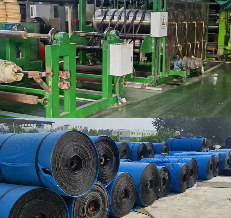 Laying Rubber Mat for Carriage Truck Special Rubber Mat Shock Absorbing Wear Mat Double Layer Clamp Line Rubber Conveyor Floor Mat